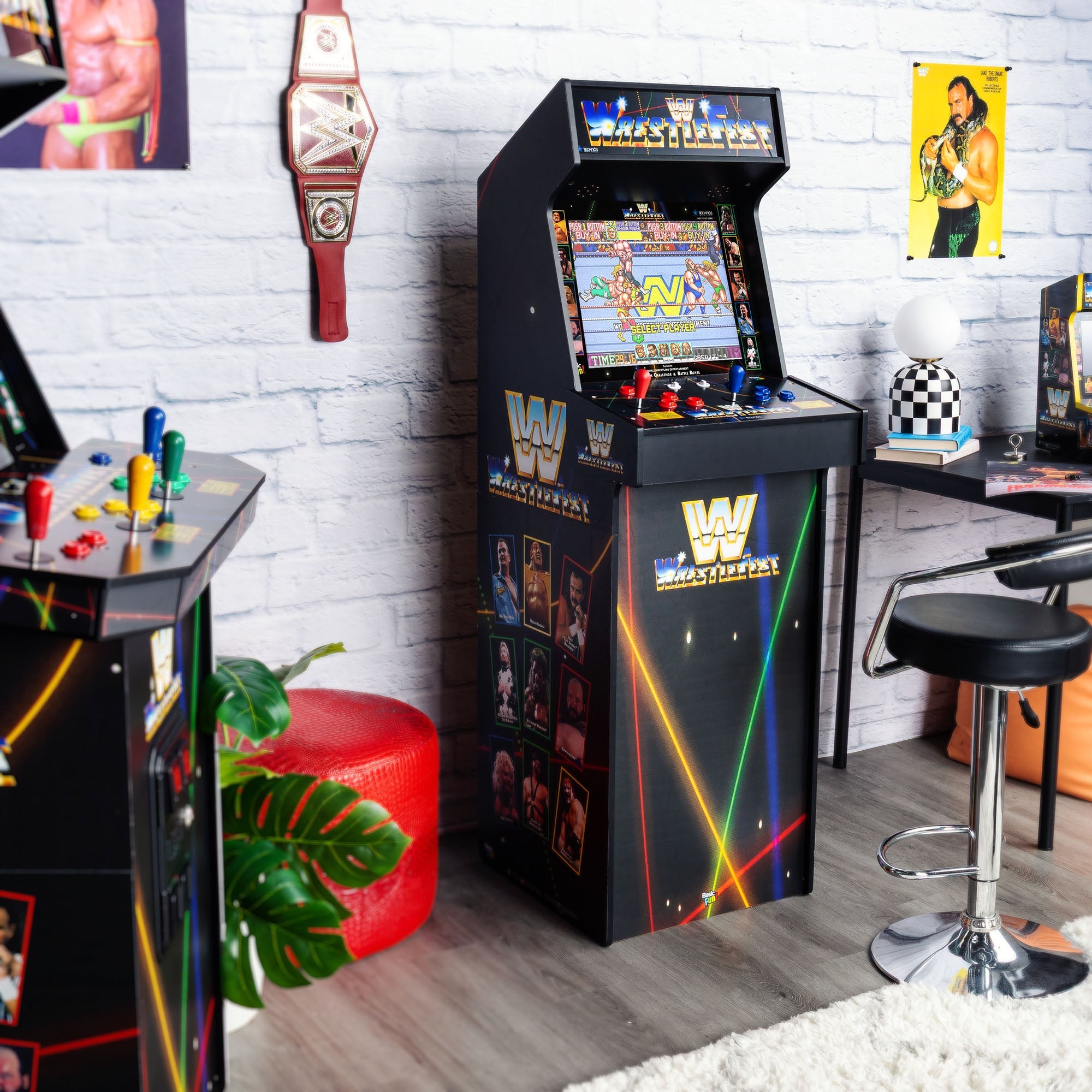 Borne WWE Wrestlefest Ultra Arcade Machine - Borne arcade - Basic Fun - Shop Just for Games