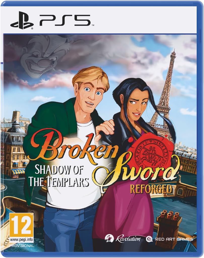 Broken Sword Shadow of the Templars: Reforged PS5 UK - Jeux Vidéo Physique - Red Art Games - Shop Just for Games