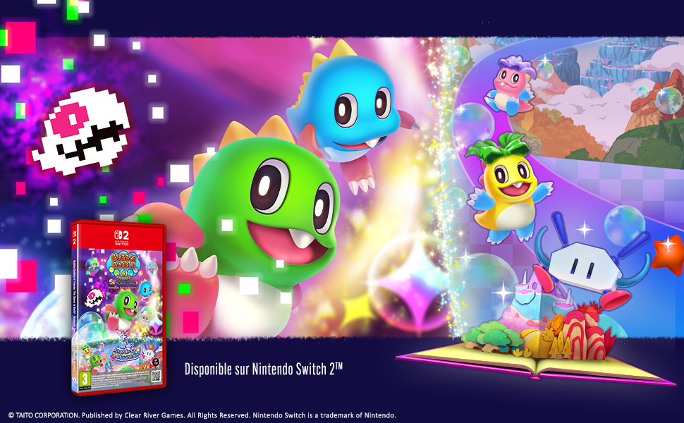 Bubble Bobble 4 Friends Baron is Back SWITCH 2 Edition - Jeux Vidéo Physique - Clear River Games - Shop Just for Games