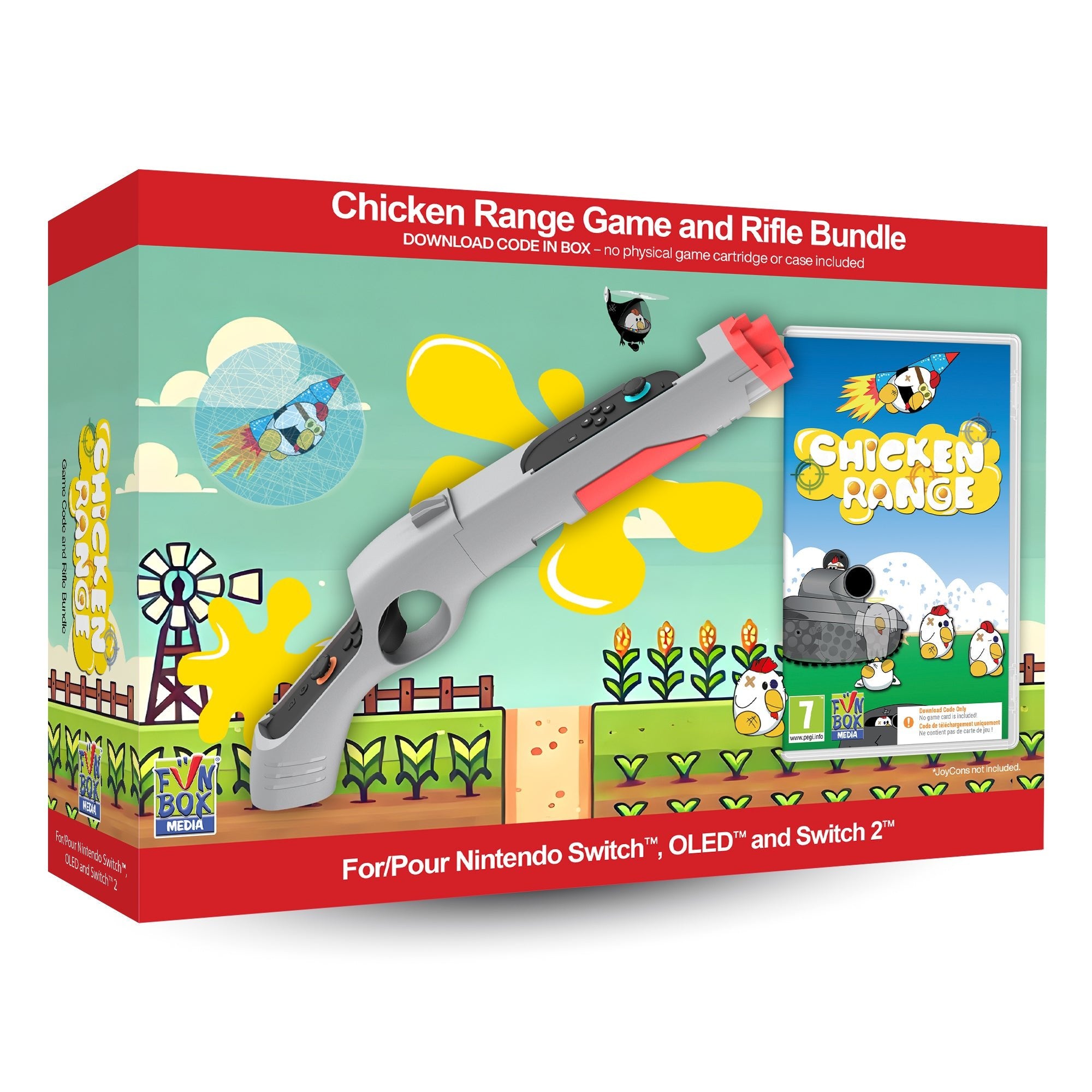 Chicken Range Bundle SWITCH (Code de téléchargement) - Jeux Vidéo Code de Téléchargement - Funbox - Shop Just for Games