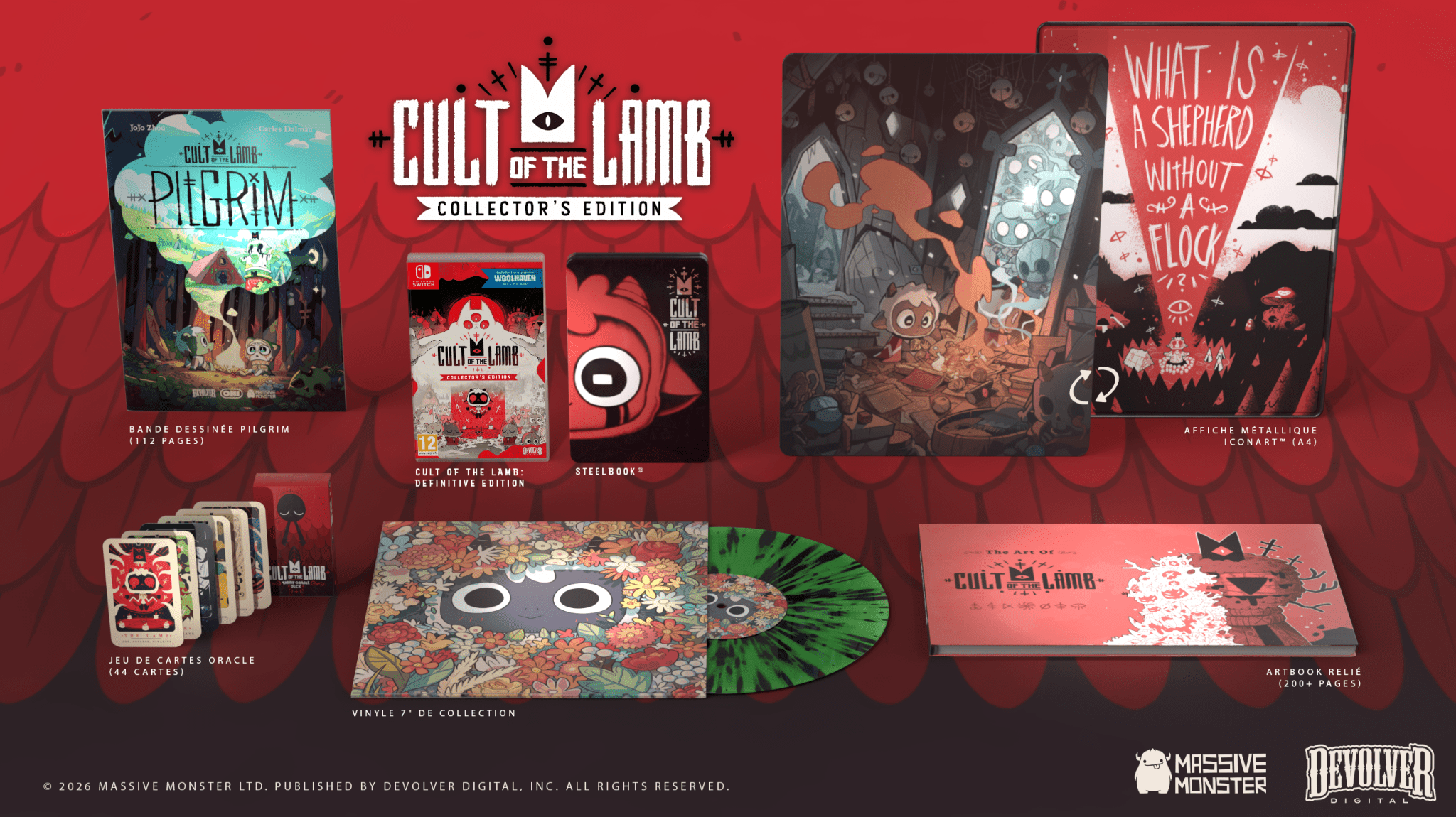 Cult of the Lamb Collector's Edition Nintendo Switch - Jeux Vidéo Physique - UIE - Shop Just for Games