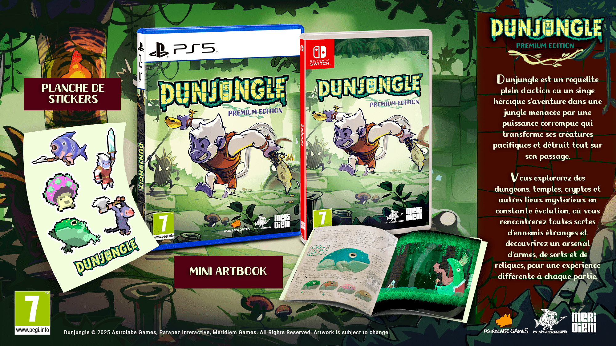 Dunjungle Premium Edition SWITCH - Jeux Vidéo Physique - Meridiem - Shop Just for Games