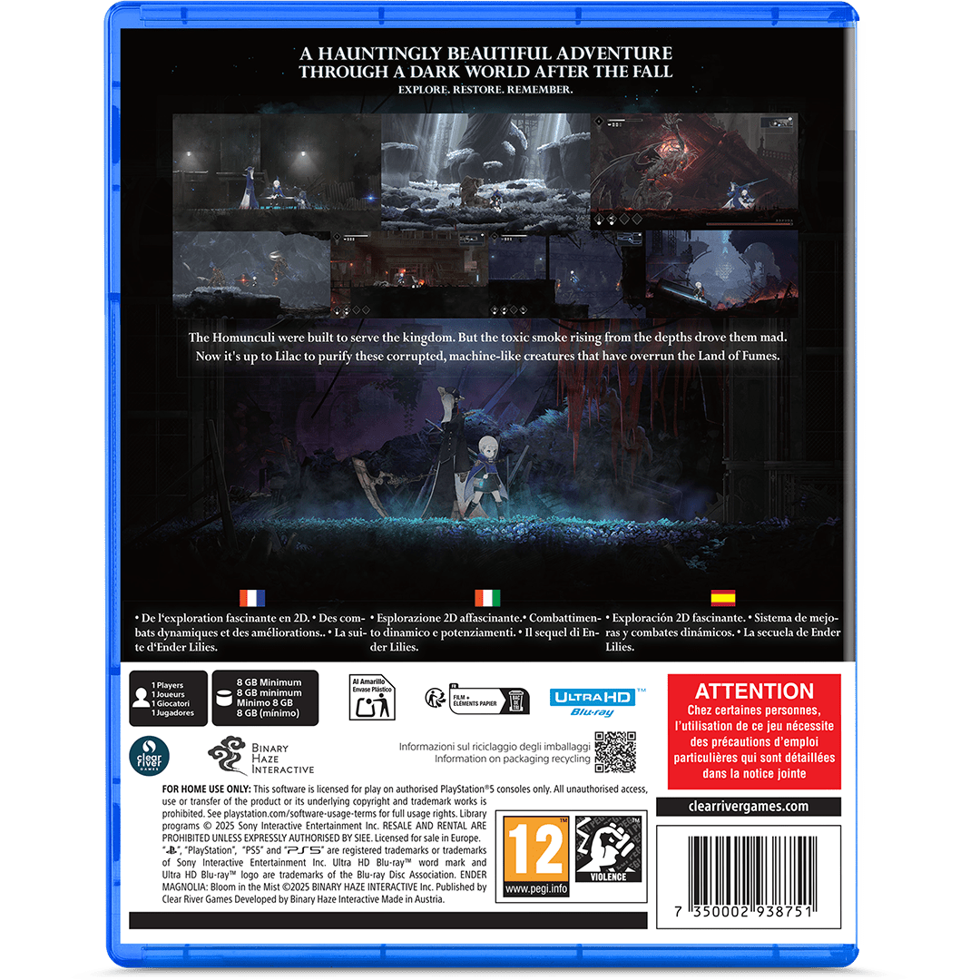 Ender Magnolia Bloom The Mist Deluxe Edition PS5 - Jeux Vidéo Physique - Clear River Games - Shop Just for Games