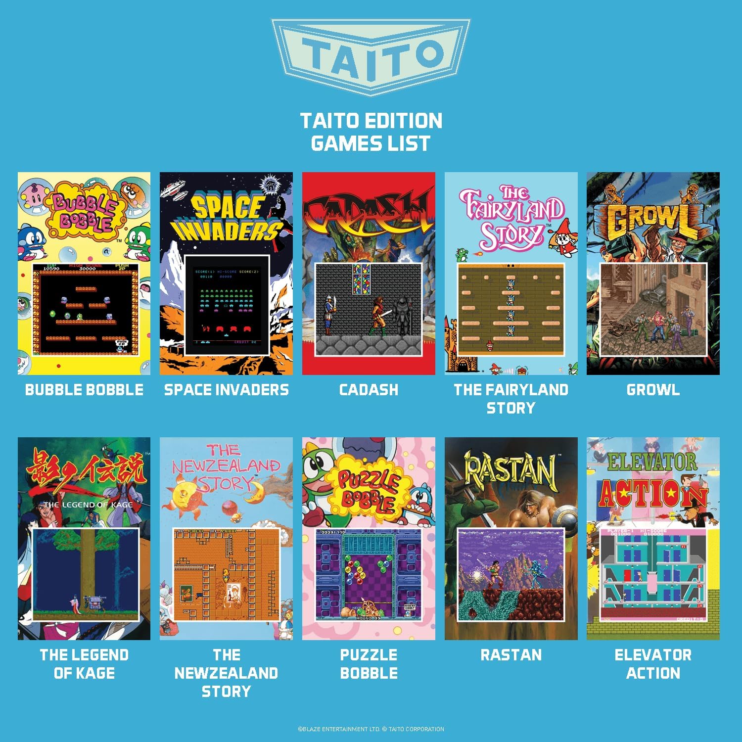 Evercade Alpha Taito Bartop Arcade - Borne arcade - Evercade - Shop Just for Games