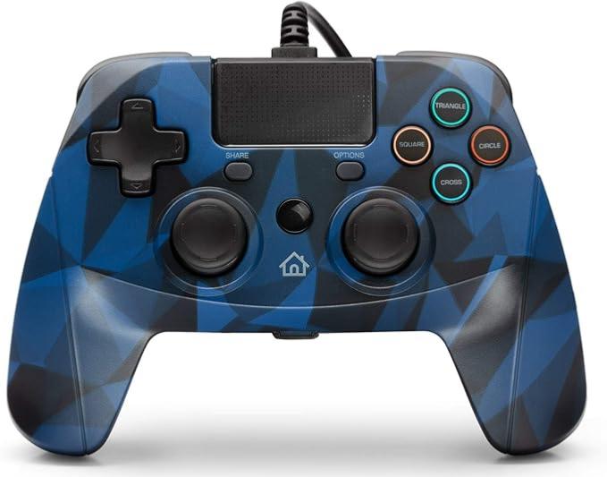 GamePad filaire Camo bleu pour PS4 - Snakebyte - Manettes - Snakebyte - Shop Just for Games