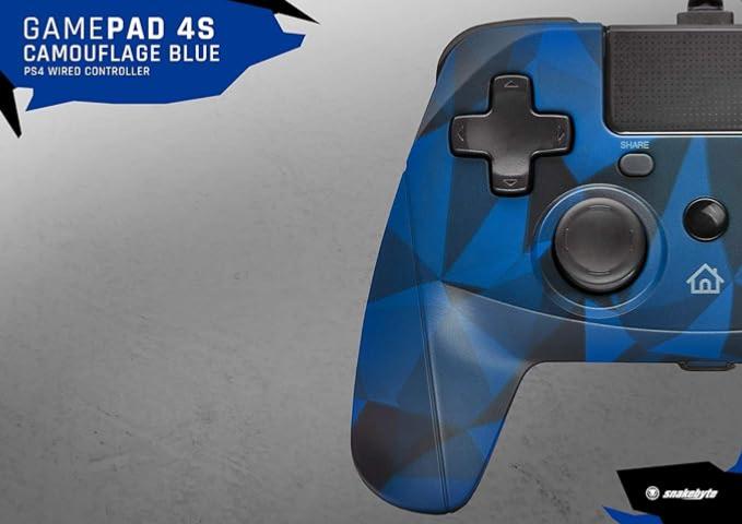 GamePad filaire Camo bleu pour PS4 - Snakebyte - Manettes - Snakebyte - Shop Just for Games