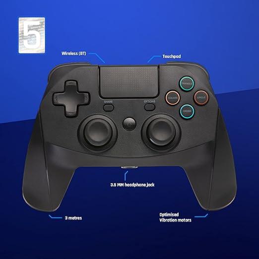 GamePad Noir sans fil pour PS4 - Snakebyte - Manettes - Snakebyte - Shop Just for Games