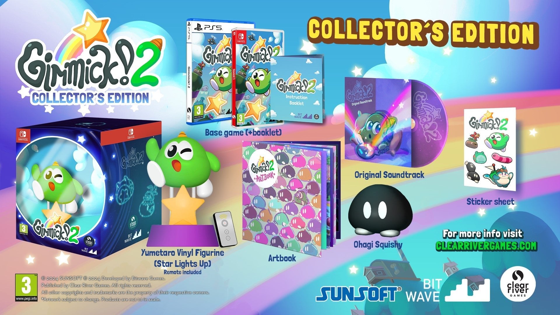 Gimmick 2 Collectors Edition SWITCH - Jeux Vidéo Physique - Clear River Games - Shop Just for Games