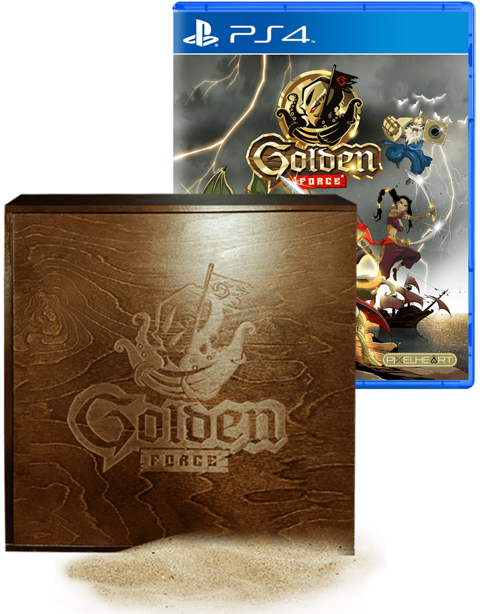 Golden Force Mercenary Edition Collector PS4 - Jeux Vidéo Physique - PixelHeart - Shop Just for Games