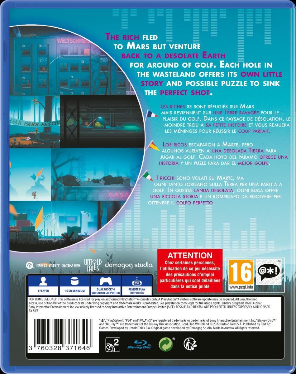 Golf Club Wasteland PS4 - Jeux Vidéo Physique - Red Art Games - Shop Just for Games