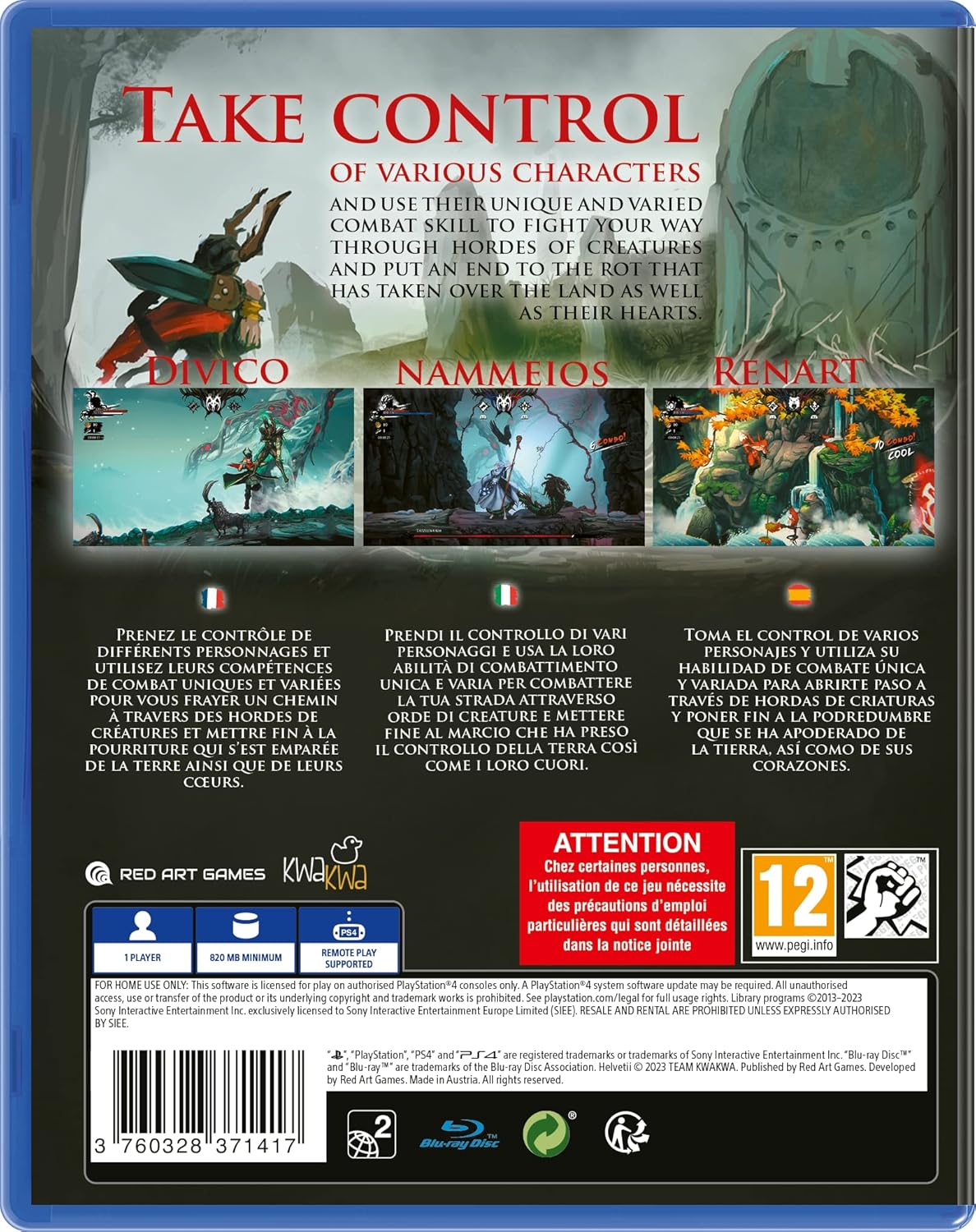Helvetii PS4 - Jeux Vidéo Physique - Red Art Games - Shop Just for Games