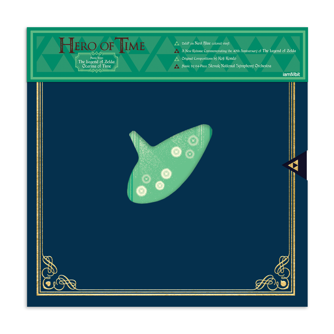 Hero of Time (Music from The Legend of Zelda: Ocarina of Time) Anniversary Edition 2LP - Vinyles - iam8bit - Shop Just for Games