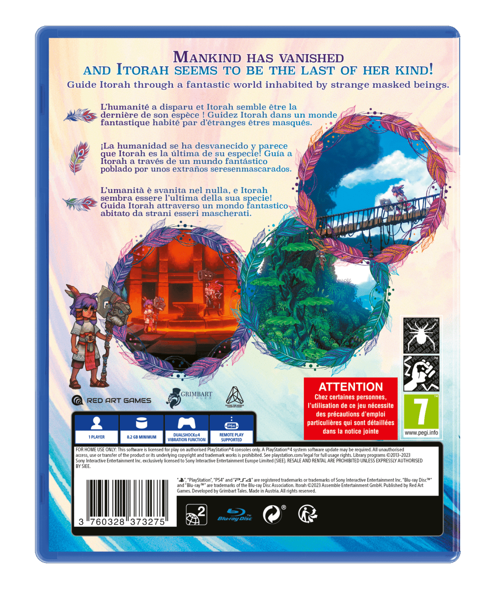 Itorah PS4 - Jeux Vidéo Physique - Red Art Games - Shop Just for Games