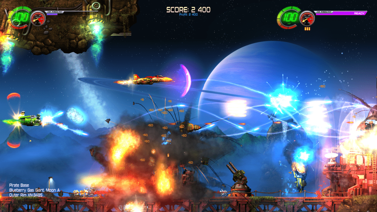 Jets'N'Guns 2 PS4 - Jeux Vidéo Physique - Red Art Games - Shop Just for Games