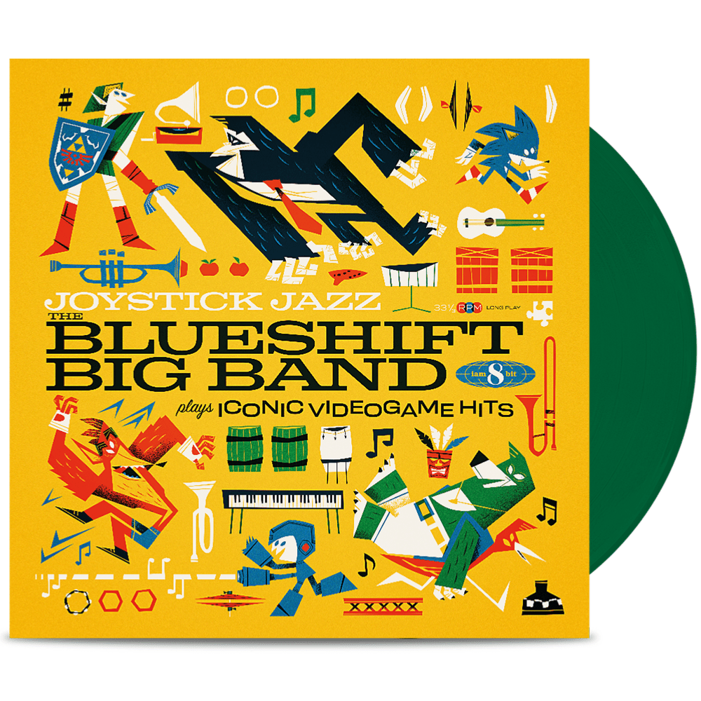 Joystick Jazz: The Blueshift Bigband Plays Iconic Video Game Hits Soundtrack Vinyle - 1LP - Vinyles - iam8bit - Shop Just for Games