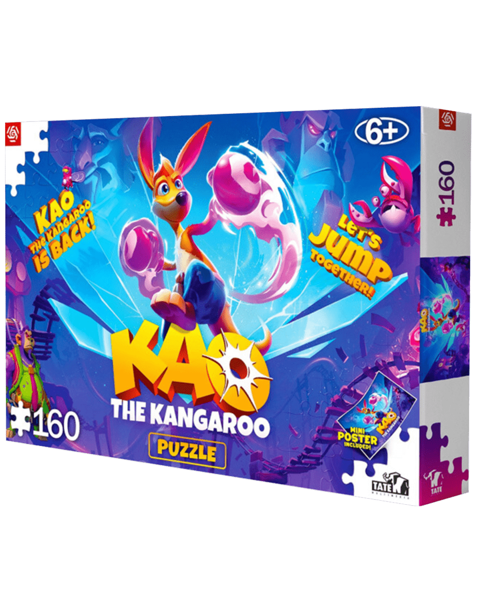 Kao The Kangaroo - Kao is Back Puzzle 160 pièces - Puzzles - TATE MULTIMEDIA - Shop Just for Games