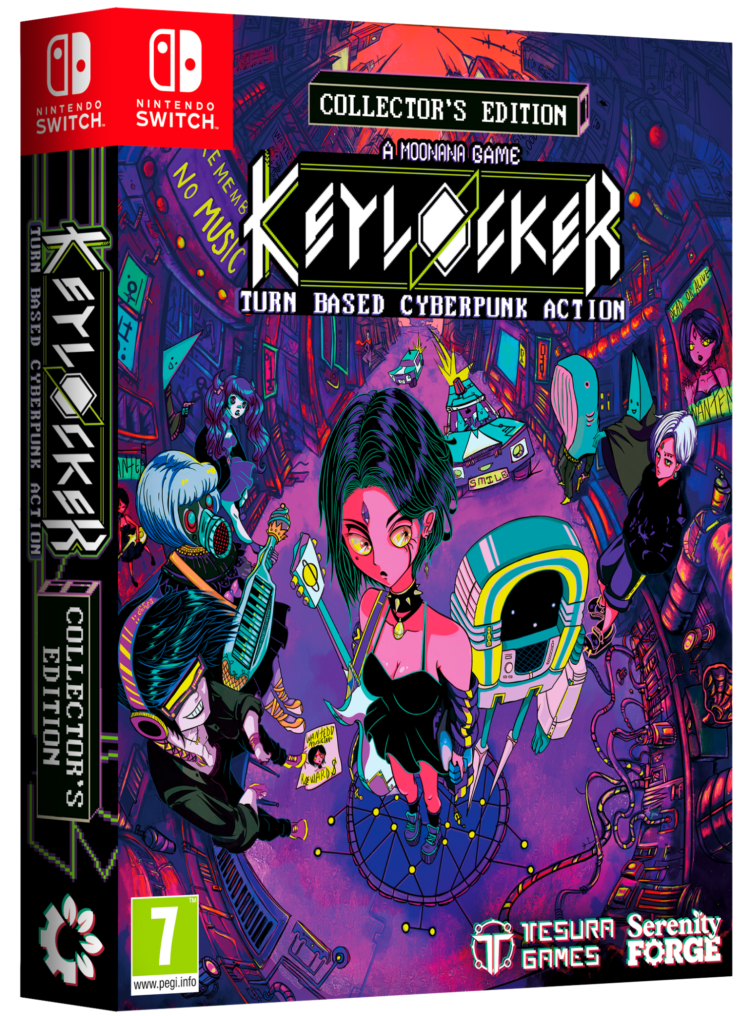 Keylocker Turn Based Cyberpunk Action Collector's Edition Nintendo Switch - Jeux Vidéo Physique - TESURA - Shop Just for Games