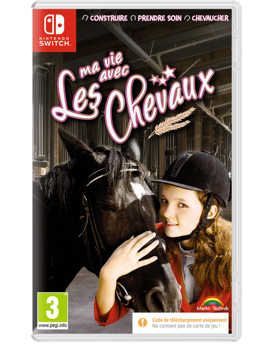 Ma vie avec les chevaux Nintendo SWITCH (Code de téléchargement) - Jeux Vidéo Code de Téléchargement - MINDSCAPE - Shop Just for Games