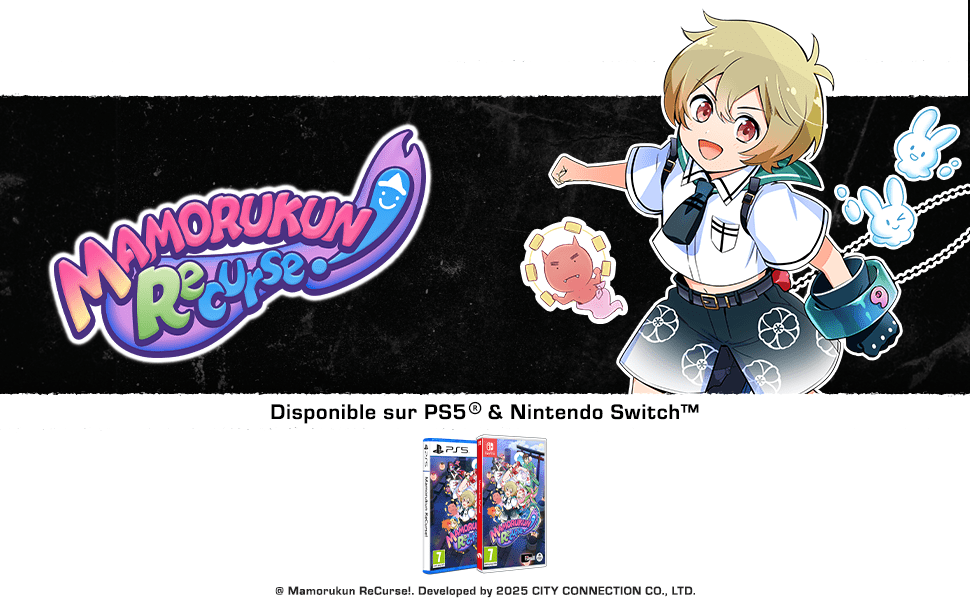 Mamorukun ReCurse! Nintendo Switch - Jeux Vidéo Physique - Clear River Games - Shop Just for Games
