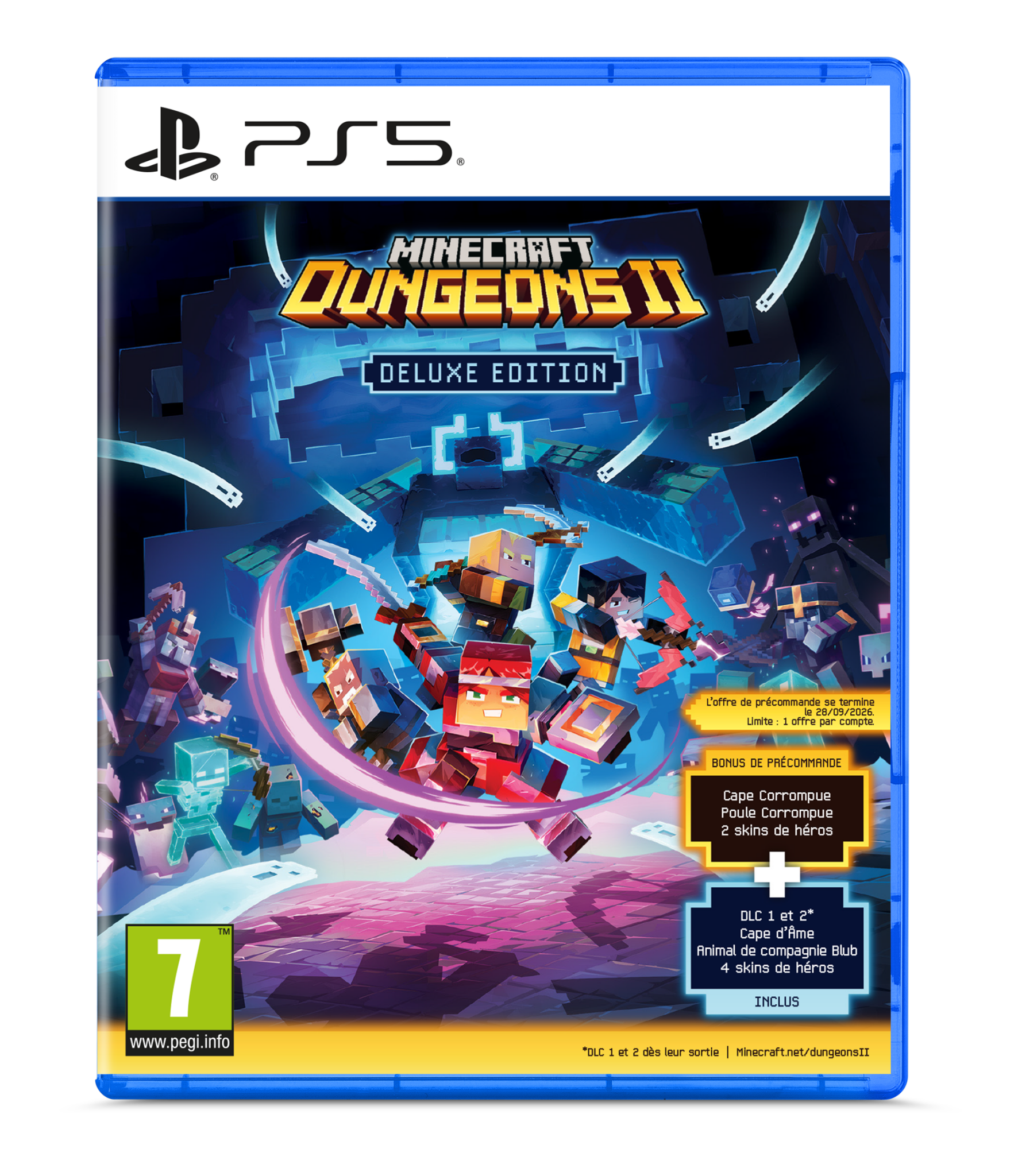 Minecraft Dungeons 2 Deluxe Edition PS5 - Jeux Vidéo Physique - UIE - Shop Just for Games