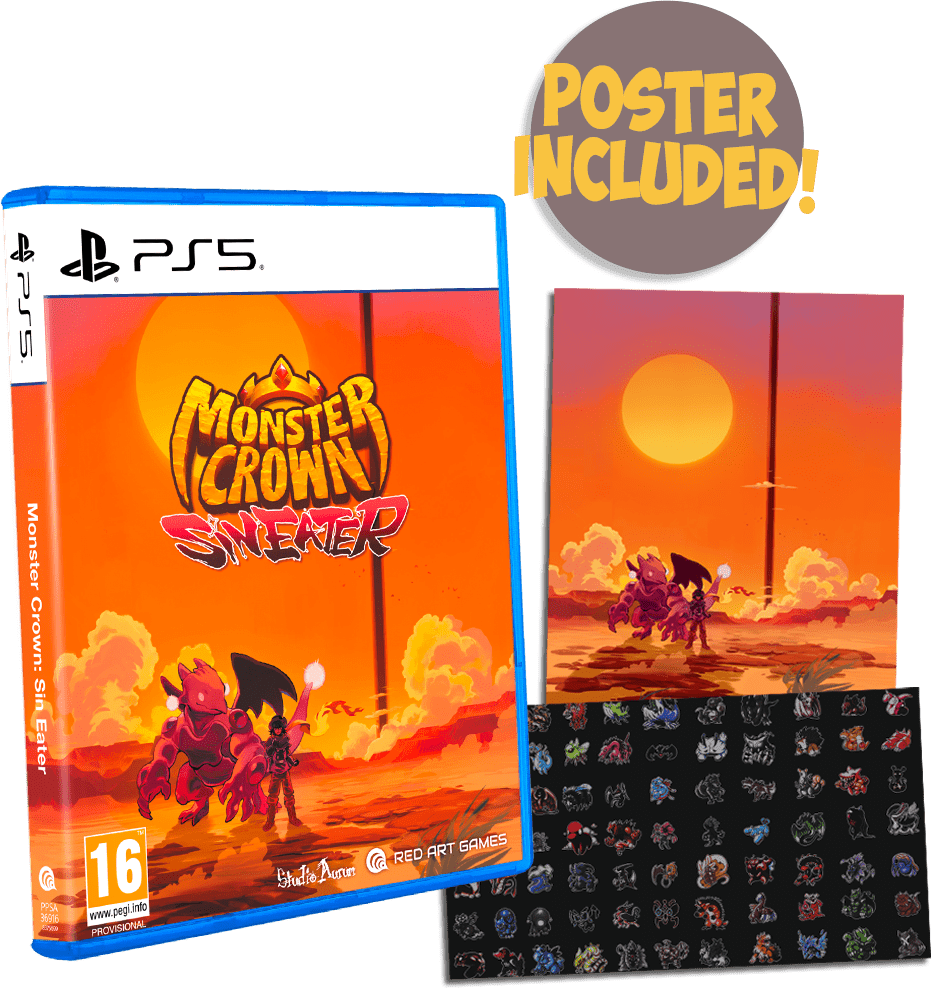 Monster Crown Sin Eater PS5 - Jeux Vidéo Physique - Red Art Games - Shop Just for Games