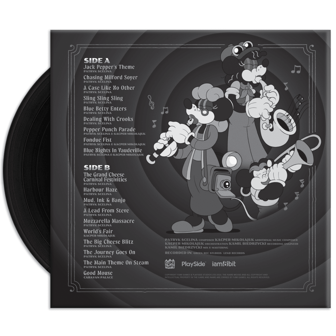 MOUSE: P.I. For Hire OST Vinyle 1LP - Vinyles - iam8bit - Shop Just for Games
