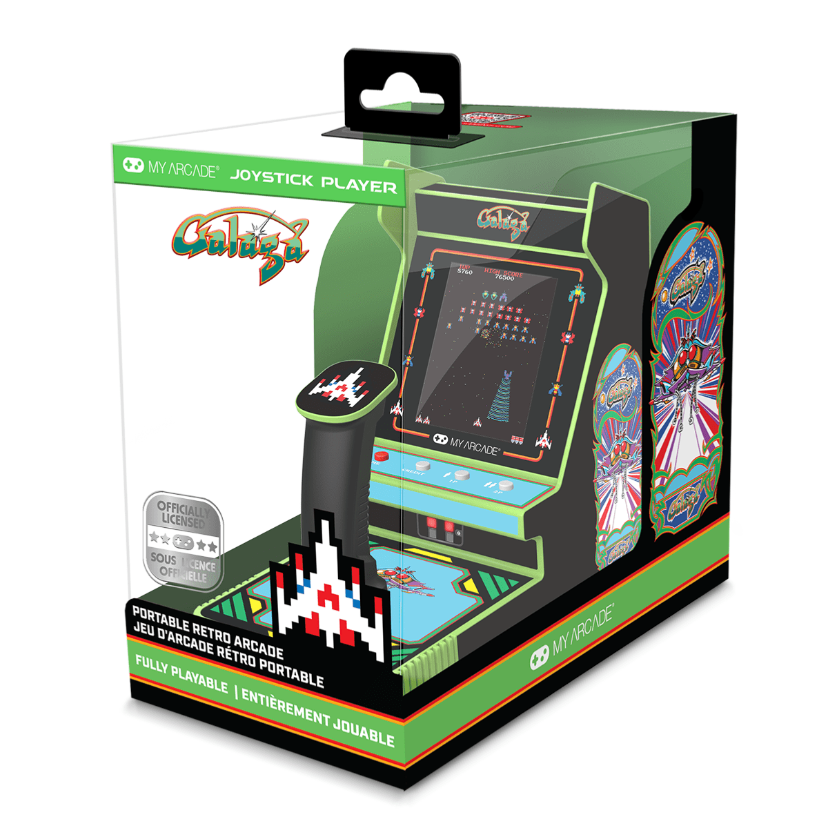 My Arcade - Joystick Player Galaga + Galaxian Mini Borne Arcade Retro - Console portable - My Arcade - Shop Just for Games