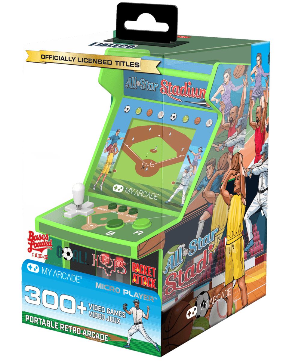 My Arcade - Micro Player All - Star Stadium (307 Games in 1) - Console portable - My Arcade - Shop Just for Games