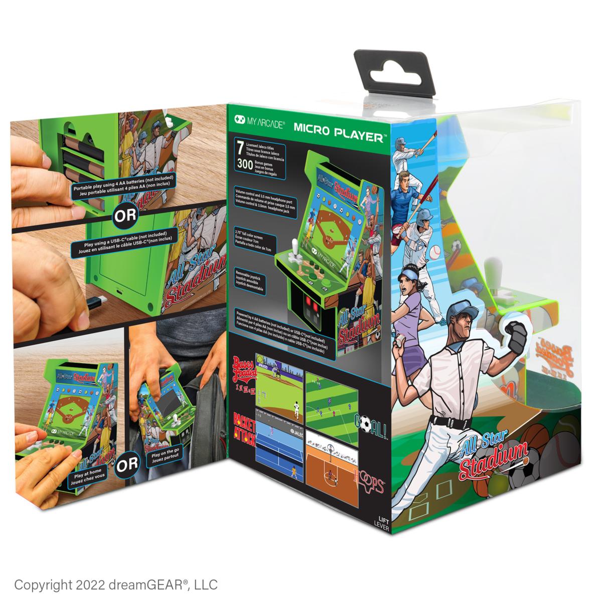 My Arcade - Micro Player All - Star Stadium (307 Games in 1) - Console portable - My Arcade - Shop Just for Games