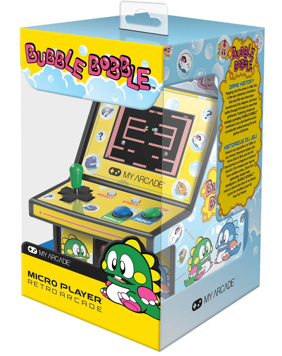 My Arcade - Micro Player Bubble Bobble - Console portable - My Arcade - Shop Just for Games