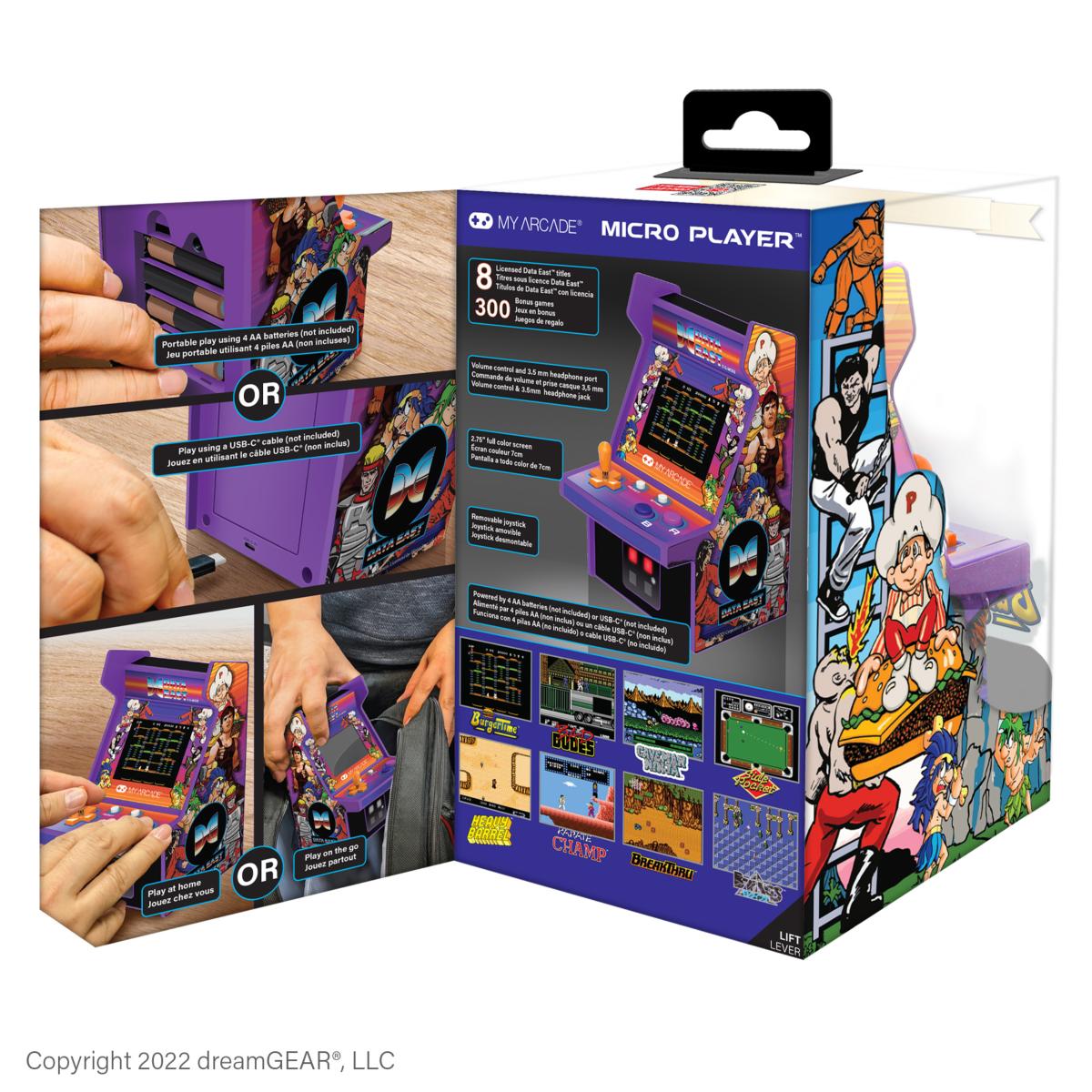 My Arcade - Micro Player Data East Hits (308 Games in 1) - Console portable - My Arcade - Shop Just for Games