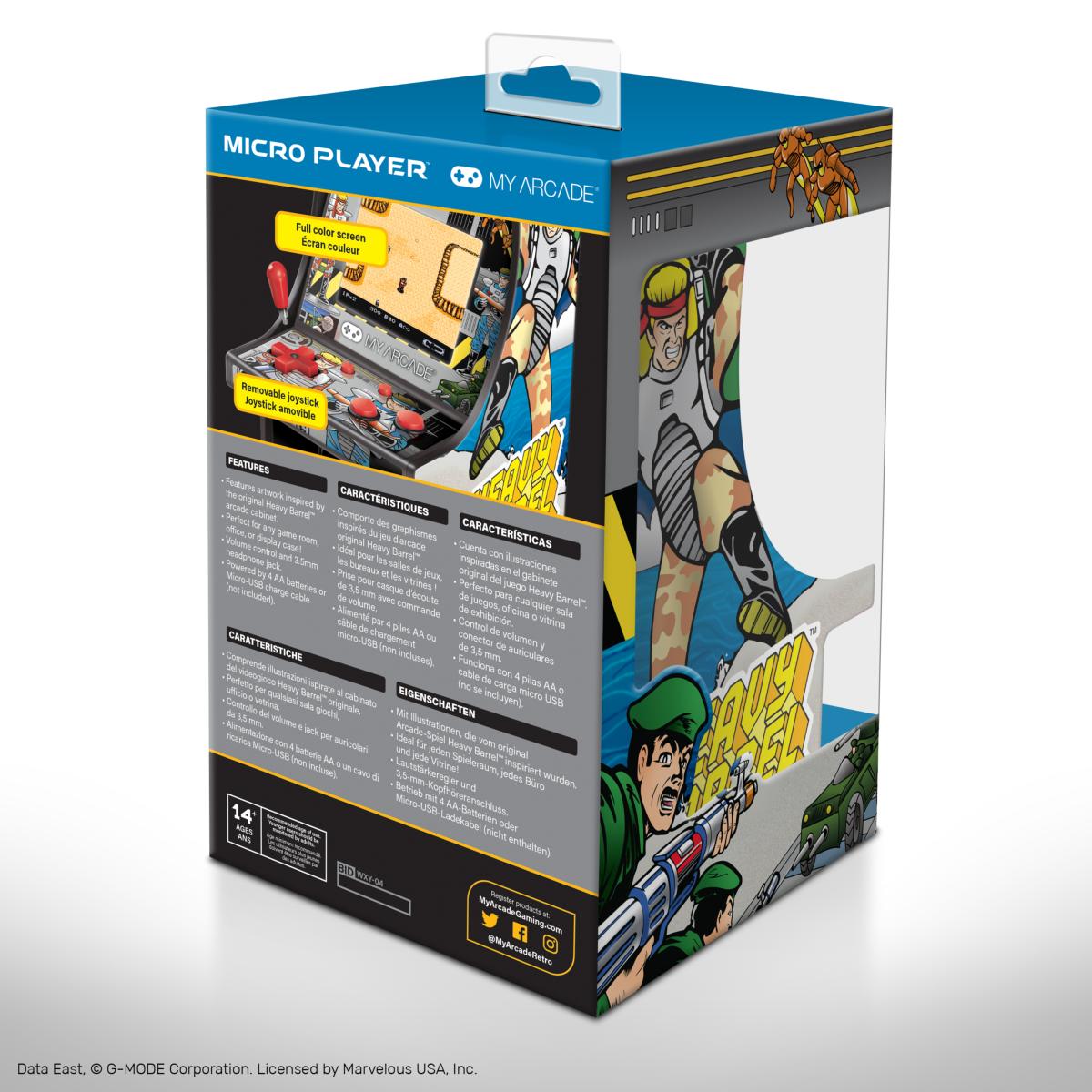 My Arcade - Micro Player Heavy Barrel - Console portable - My Arcade - Shop Just for Games