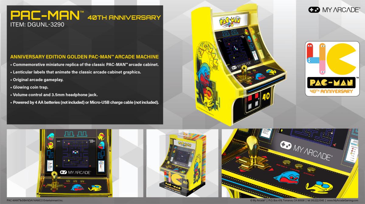 My Arcade - Micro Player Pac - Man 40th Anniversary (Premium Edition) - Console portable - My Arcade - Shop Just for Games