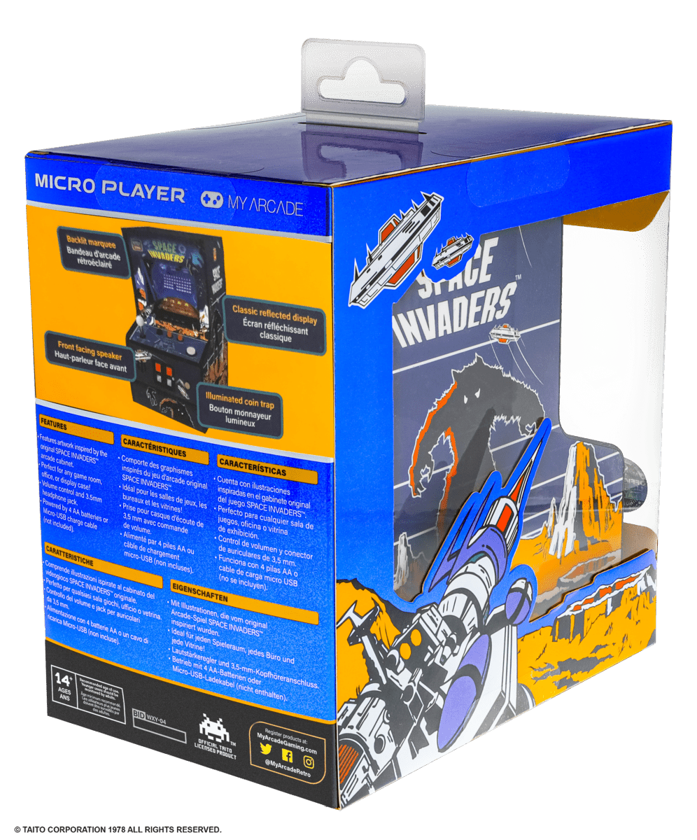 My Arcade - Micro Player Space Invaders (Premium Edition) - Console portable - My Arcade - Shop Just for Games