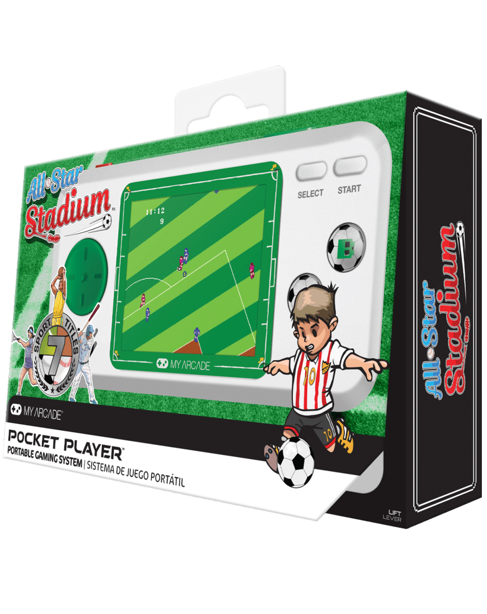 My arcade - Pocket Player All - Star Stadium - Portable Gaming - 7 Games in 1 - Console portable - My Arcade - Shop Just for Games
