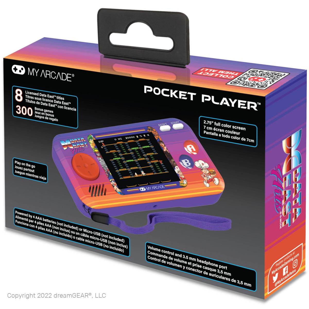 My Arcade - Pocket Player Data East Hits - Console de Jeu Portable - 308 Jeux en 1 - Console portable - My Arcade - Shop Just for Games