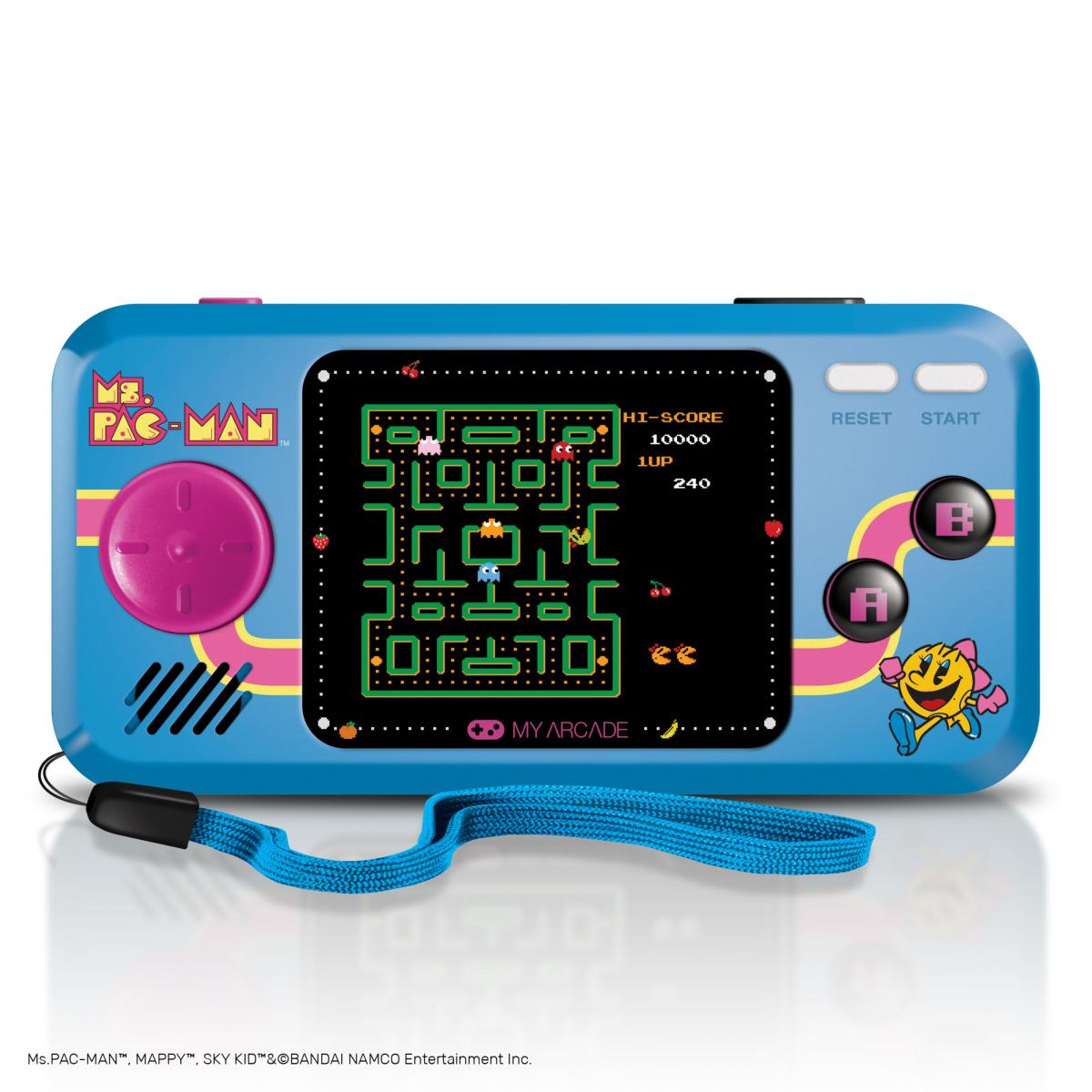 My arcade - Pocket Player Ms. Pac - Man - Portable Gaming - 3 Games in 1 - Console portable - My Arcade - Shop Just for Games