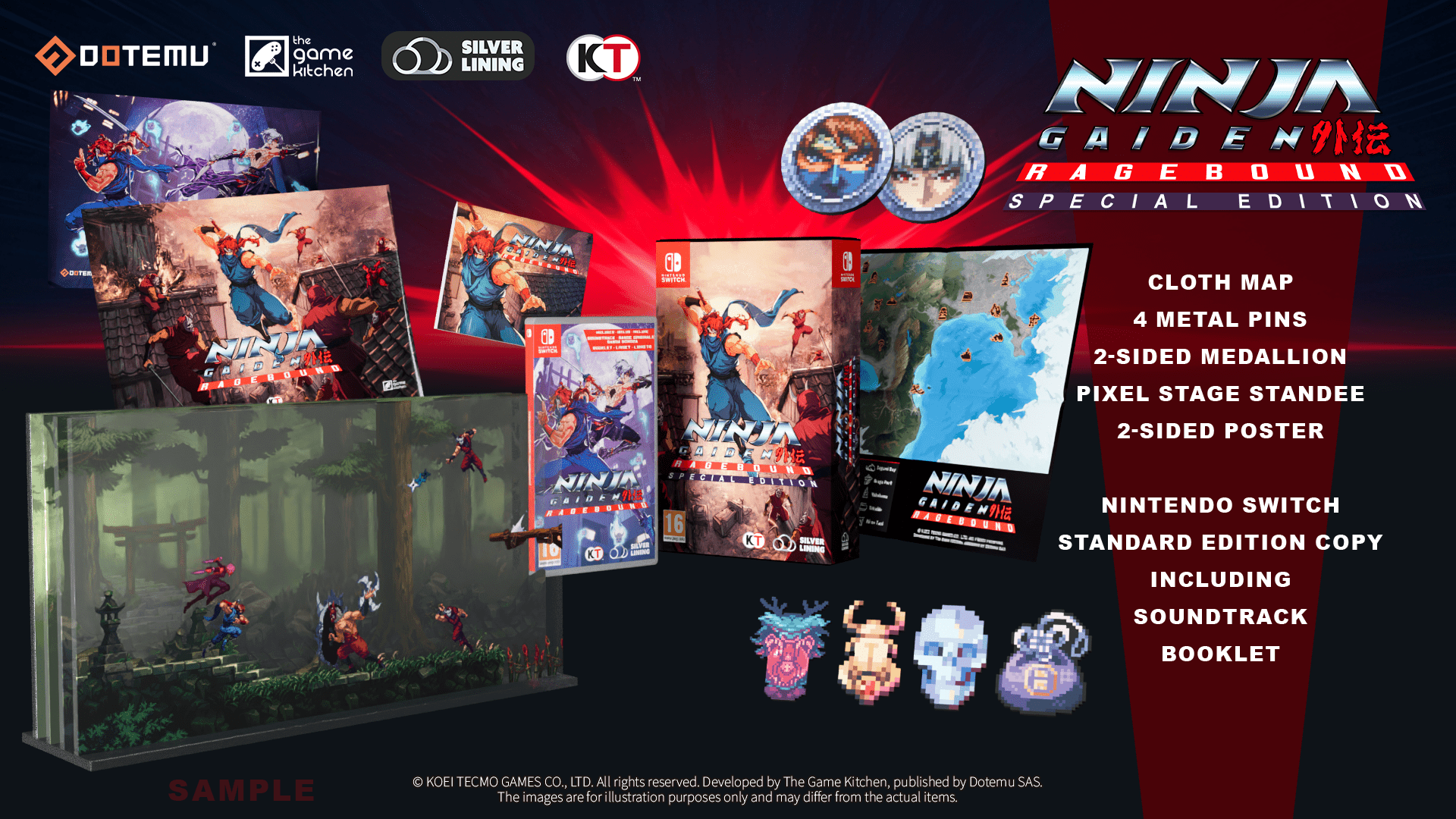 NINJA GAIDEN Ragebound Special Edition SWITCH - Jeux Vidéo Physique - SILVER LINING - Shop Just for Games
