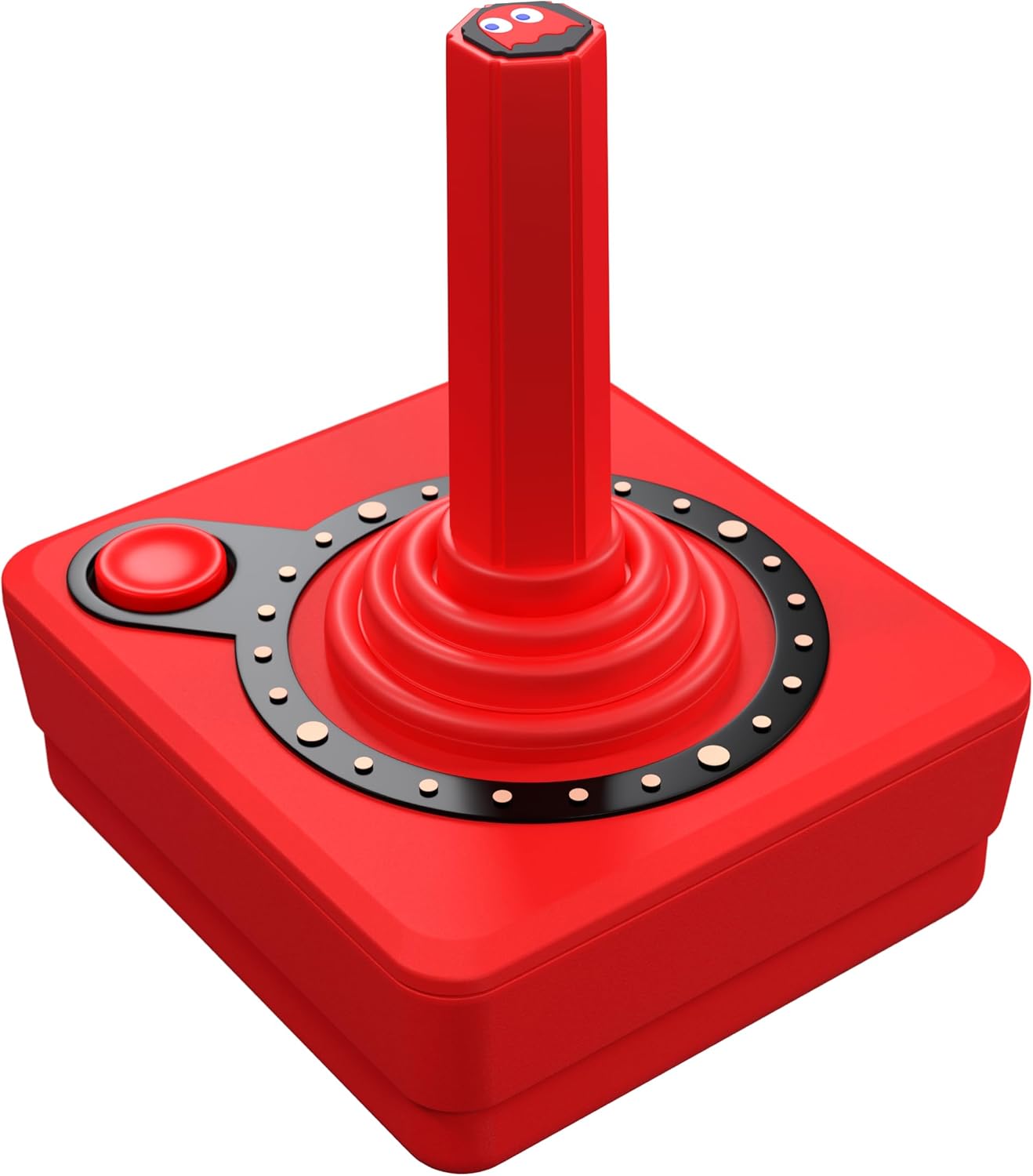 Pac - Man CX - 40+ Joystick sans fil - Rouge Blinky - Manettes - Atari - Shop Just for Games