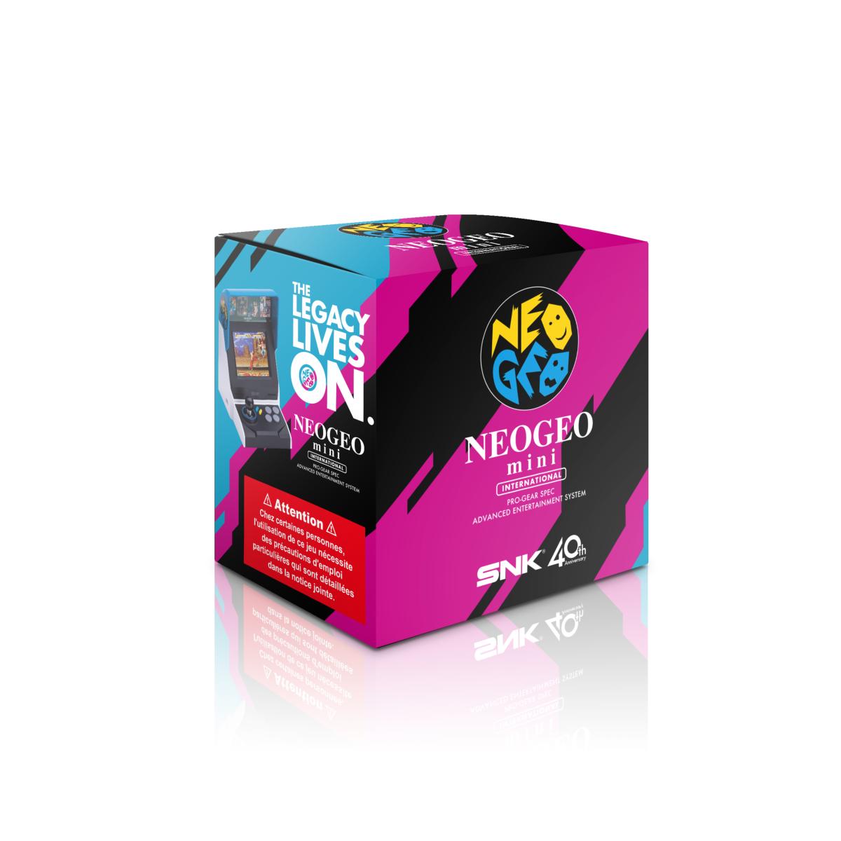 Console SNK Neo Geo Mini HD International + Porte Clefs Neo Geo Mini offert - Console portable - SNK - Shop Just for Games