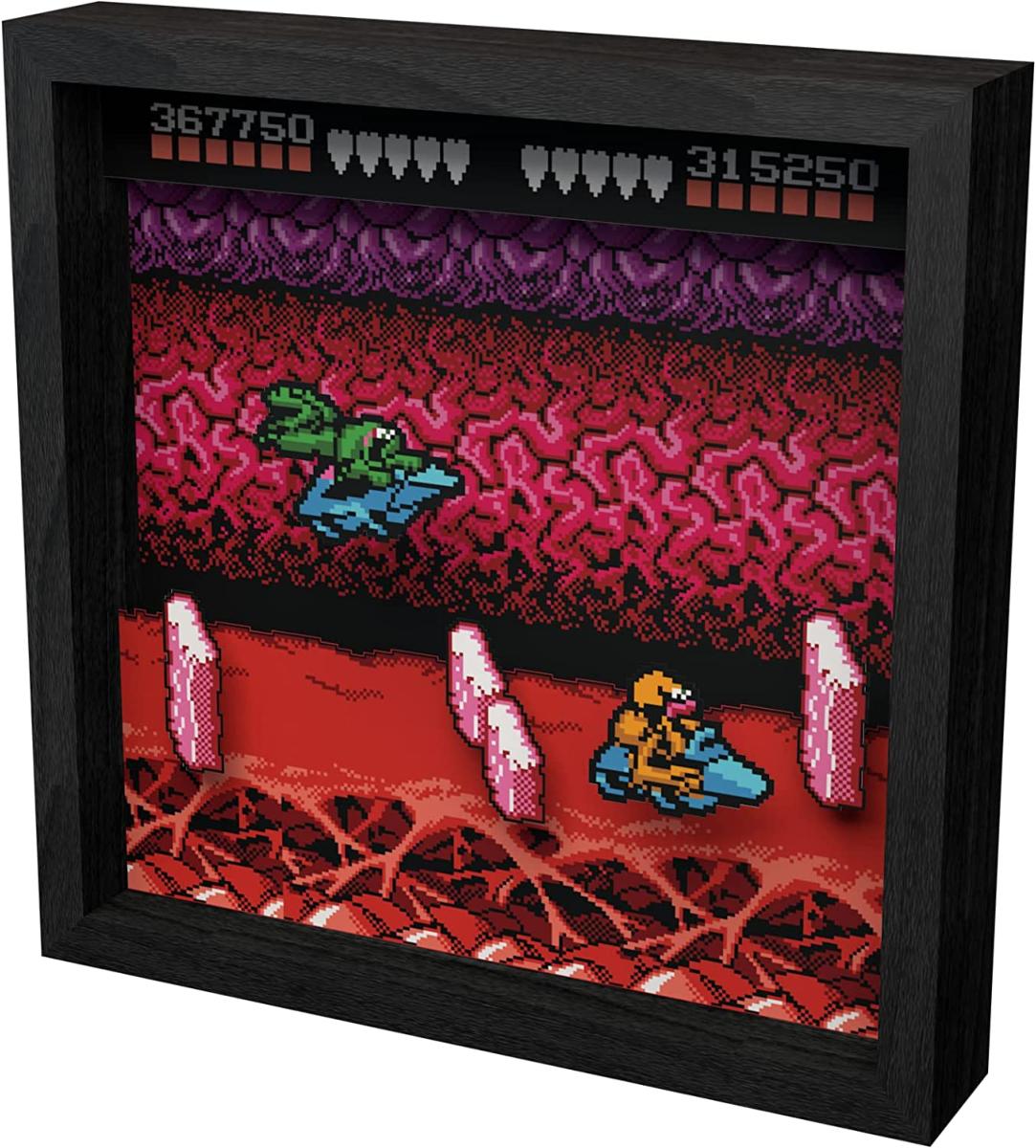 Pixel Frames - Battletoads NES Turbo Tunnel - 23x23 cm - Pixel Frames - Level Up Labs - Shop Just for Games