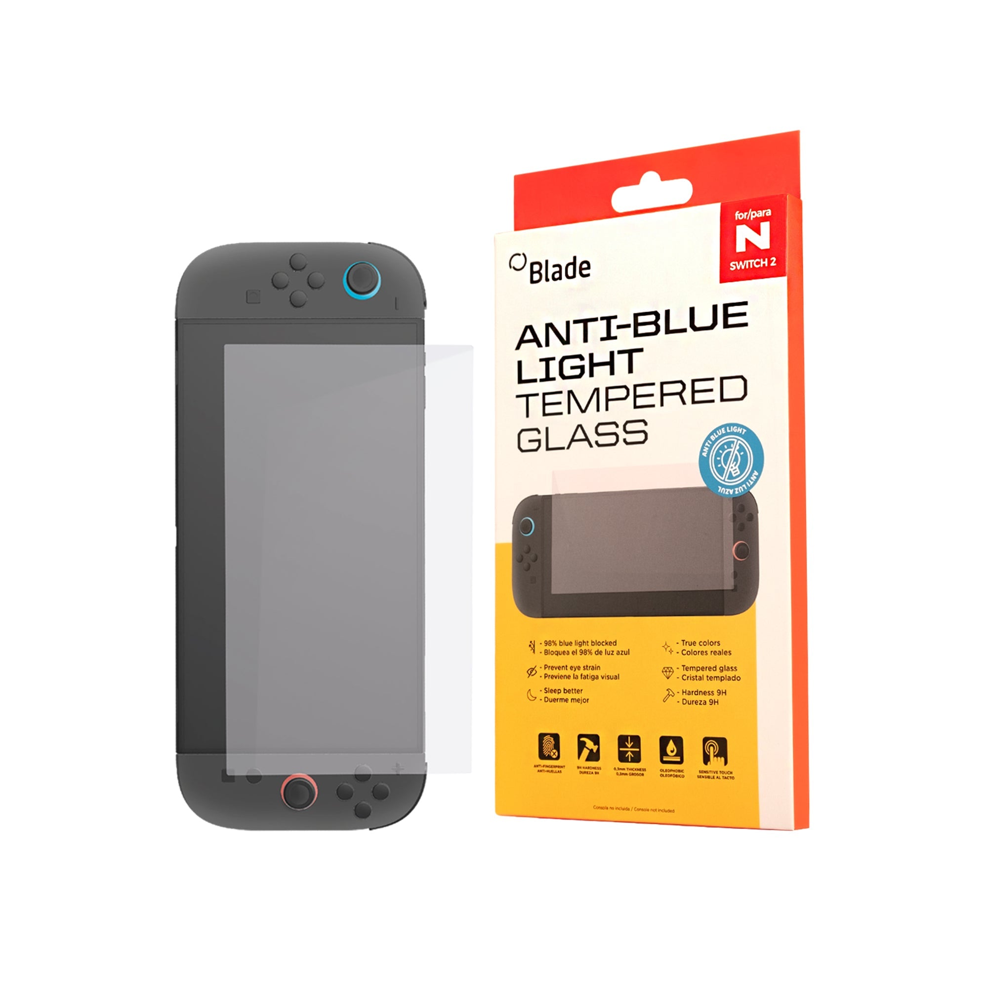 Protection d'écran anti - lumière bleue pour Nintendo Switch 2 - Housses et Protections - BLADE - Shop Just for Games