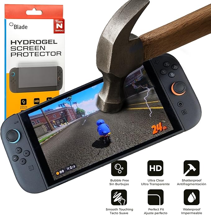 Protection d'écran hydrogel pour Nintendo Switch 2 - Housses et Protections - BLADE - Shop Just for Games