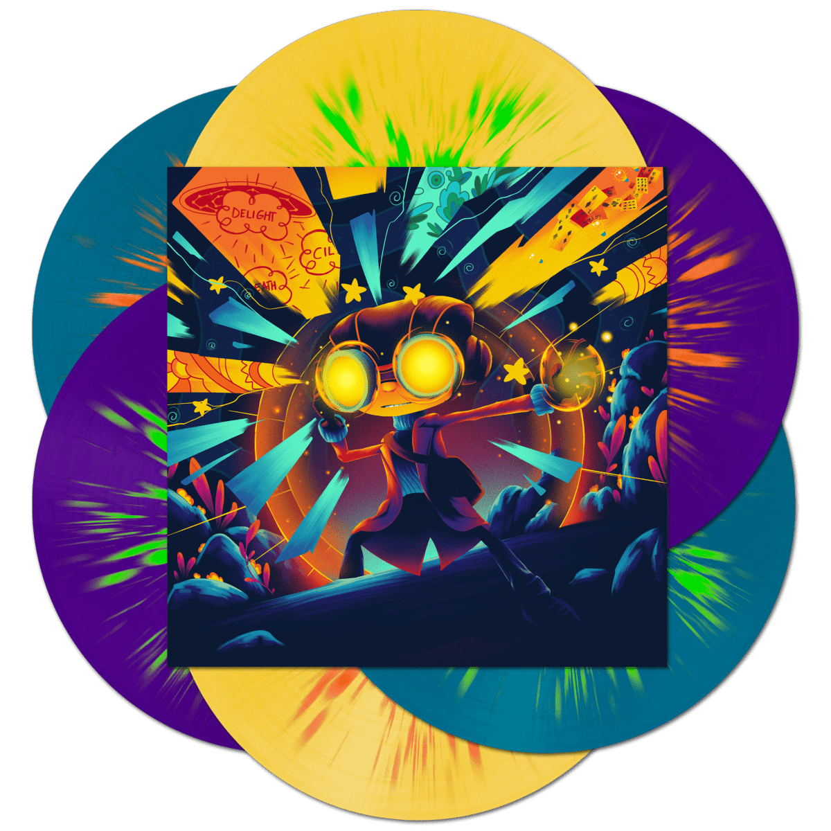 Psychonauts 2 - Complete Edition Box Set Vinyle - 6LP - Vinyles - iam8bit - Shop Just for Games