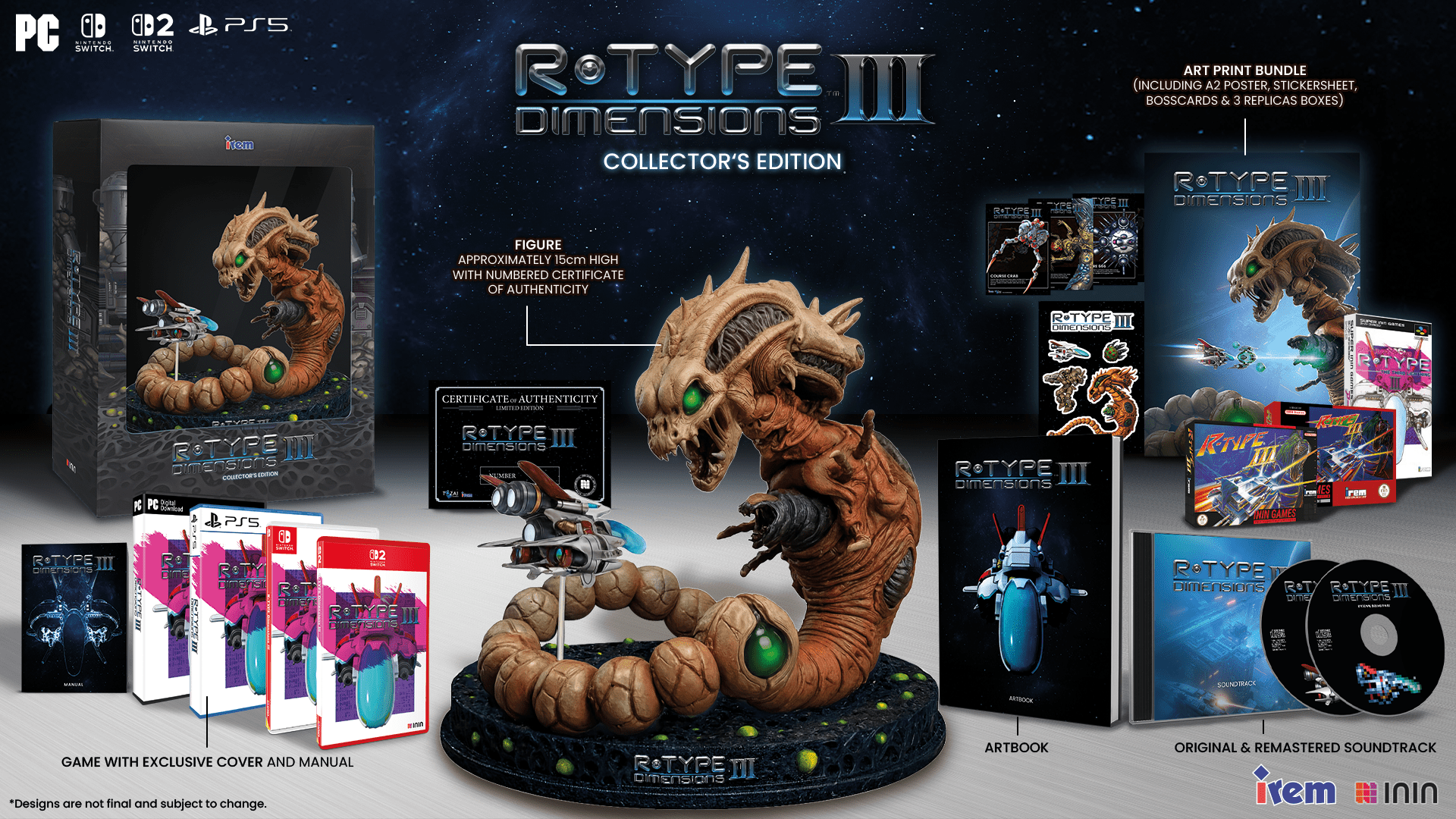 R - Type Dimensions III - Collector‘s Edition PC (Steam Code) - Jeux Vidéo Physique - ININ Games - Shop Just for Games