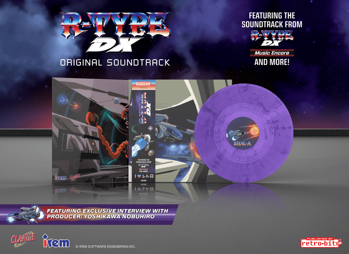 R-Type DX Original Vinyl Soundtrack 1LP - Vinyles - retro-bit - Shop Just for Games