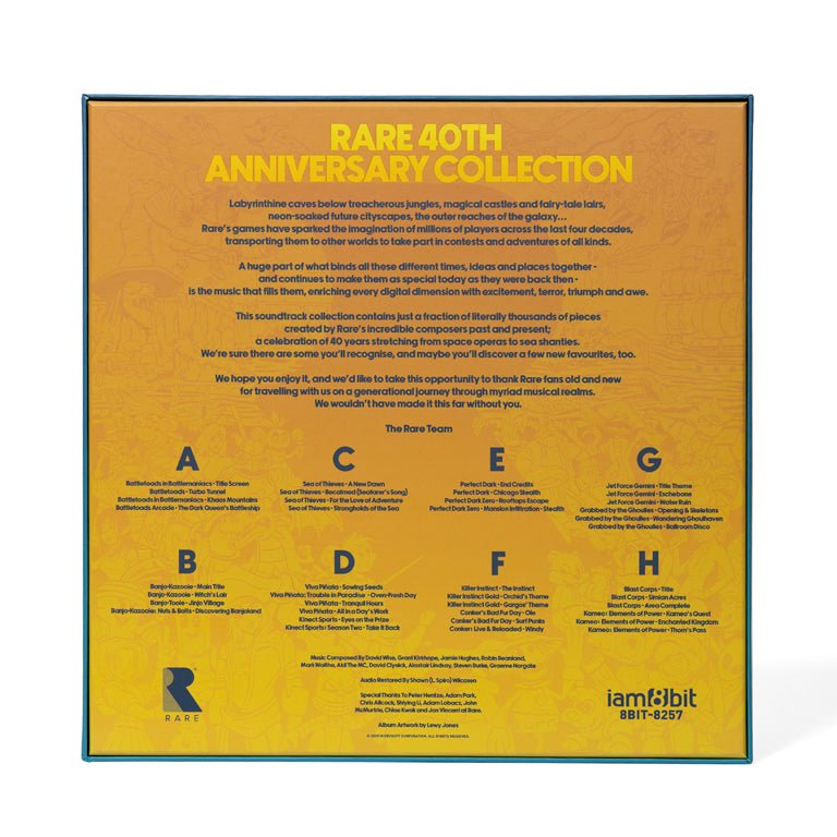 Rare 40th Anniversary Box Set 4LP - Vinyles - iam8bit - Shop Just for Games