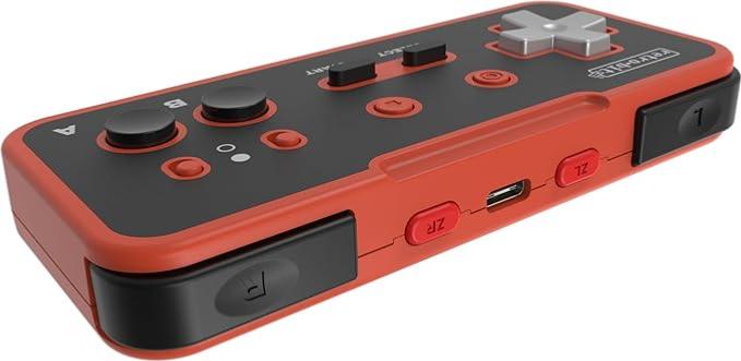 Retro - Bit Origin8 2.4G Manette sans fil Nintendo Switch & NES Red & Black Edition - Manettes - retro - bit - Shop Just for Games