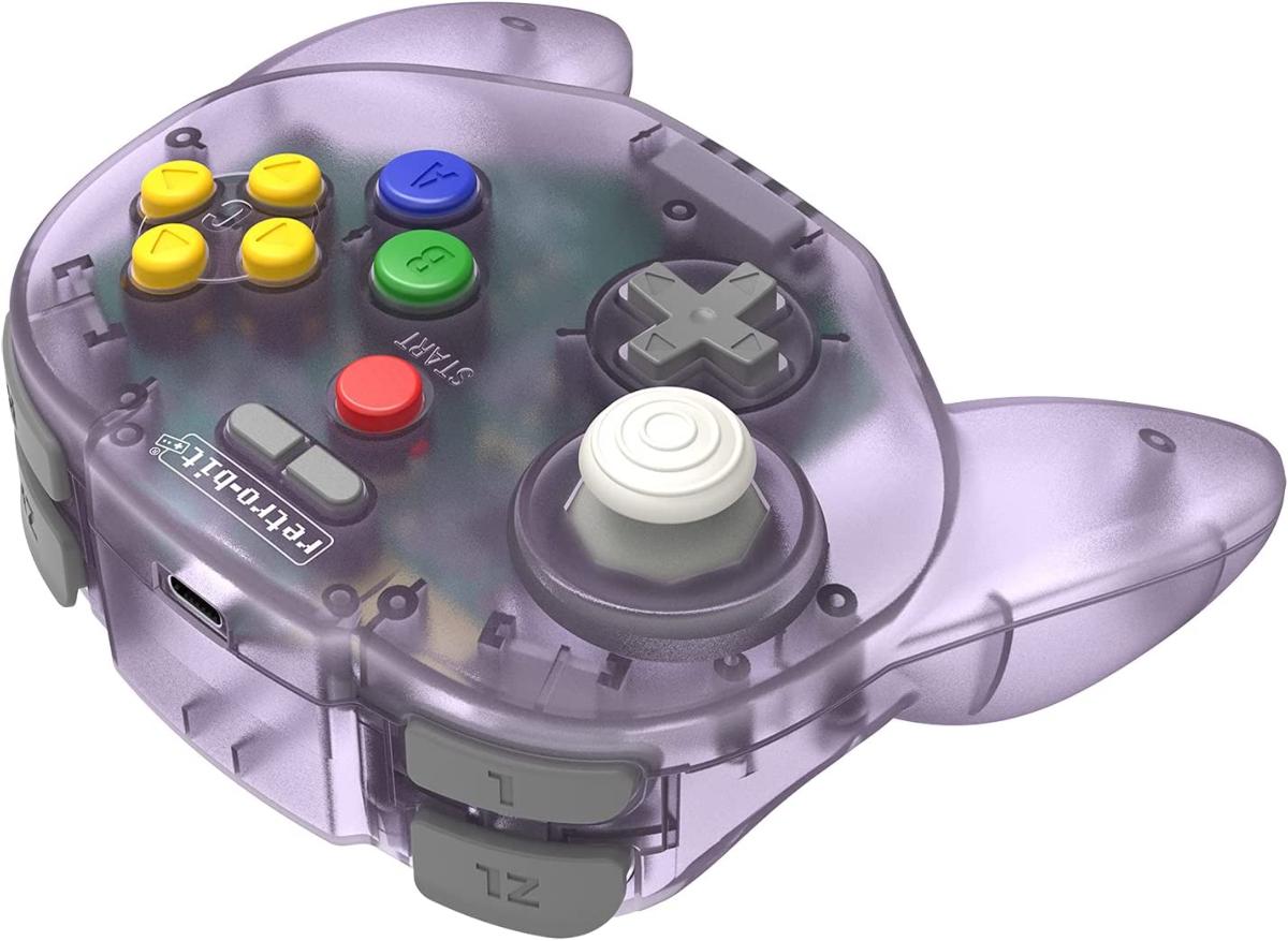 Retro - Bit Tribute 64 2.4GHz Manette sans Fil pour Nintendo 64/Switch/PC/Mac Atomic Purple - Manettes - retro - bit - Shop Just for Games