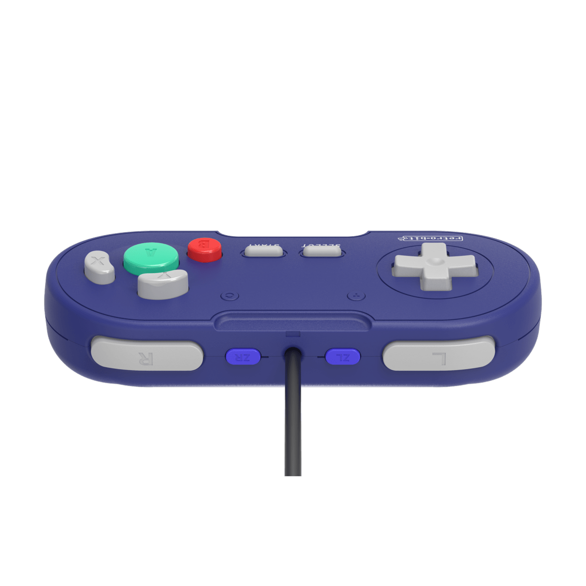 Retrobit - LegacyGC Manette Filaire pour Nintendo Gamecube Indigo Blue - Connexion d'origine - Manettes - retro - bit - Shop Just for Games